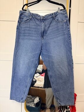 H&M high rise mom jeans